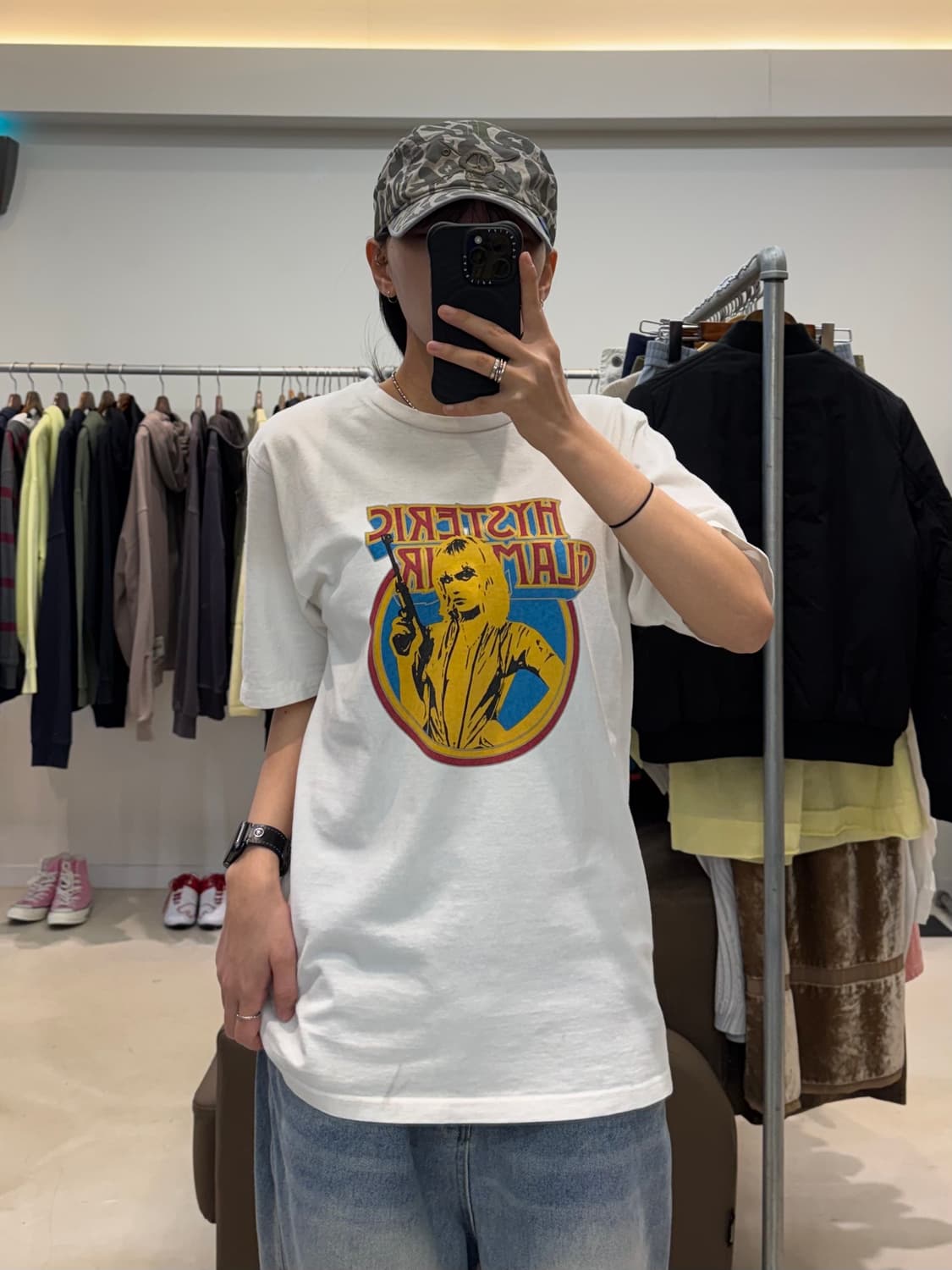 히스테릭 글래머 프린팅 티셔츠 상품이미지4