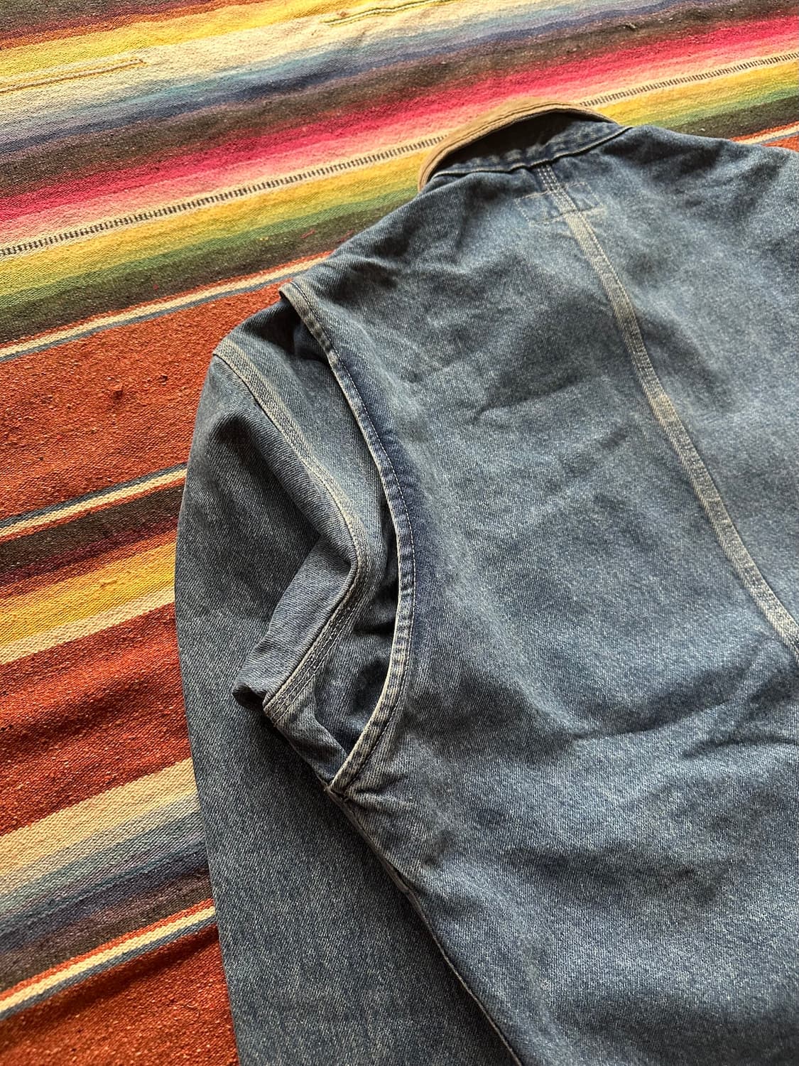 90s USA 빈티지 더블알엘 RRL 데님 덩가리 자켓 상품이미지7