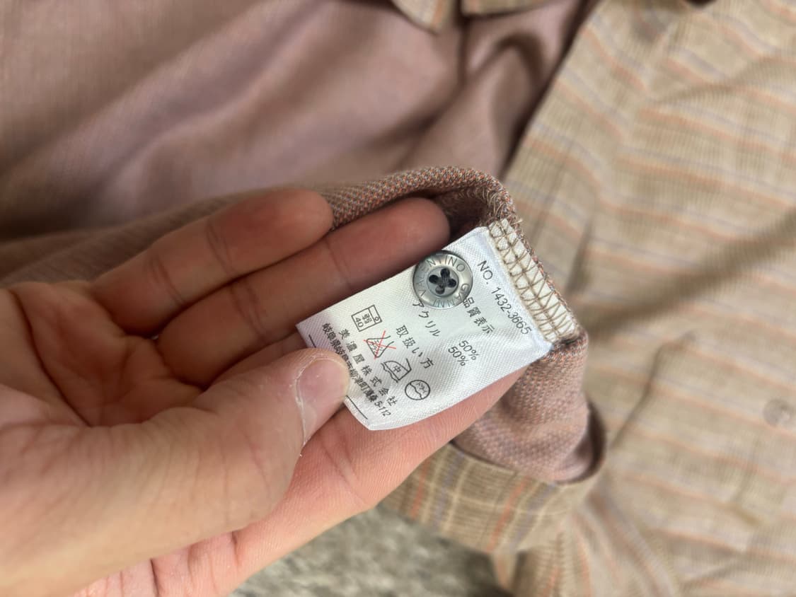 일본판 지아니 발렌티노 긴팔 카라티 사이즈 105 상품이미지5