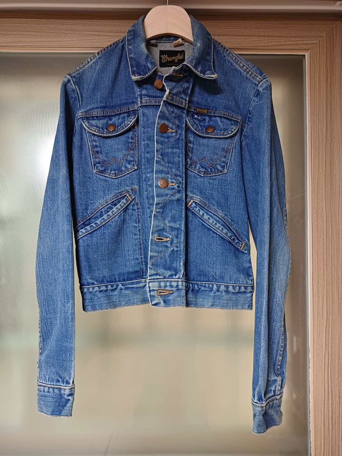 70s Wrangler 여성 데님자켓 랭글러 빈티지청자켓 리바이스 lee 상품이미지9