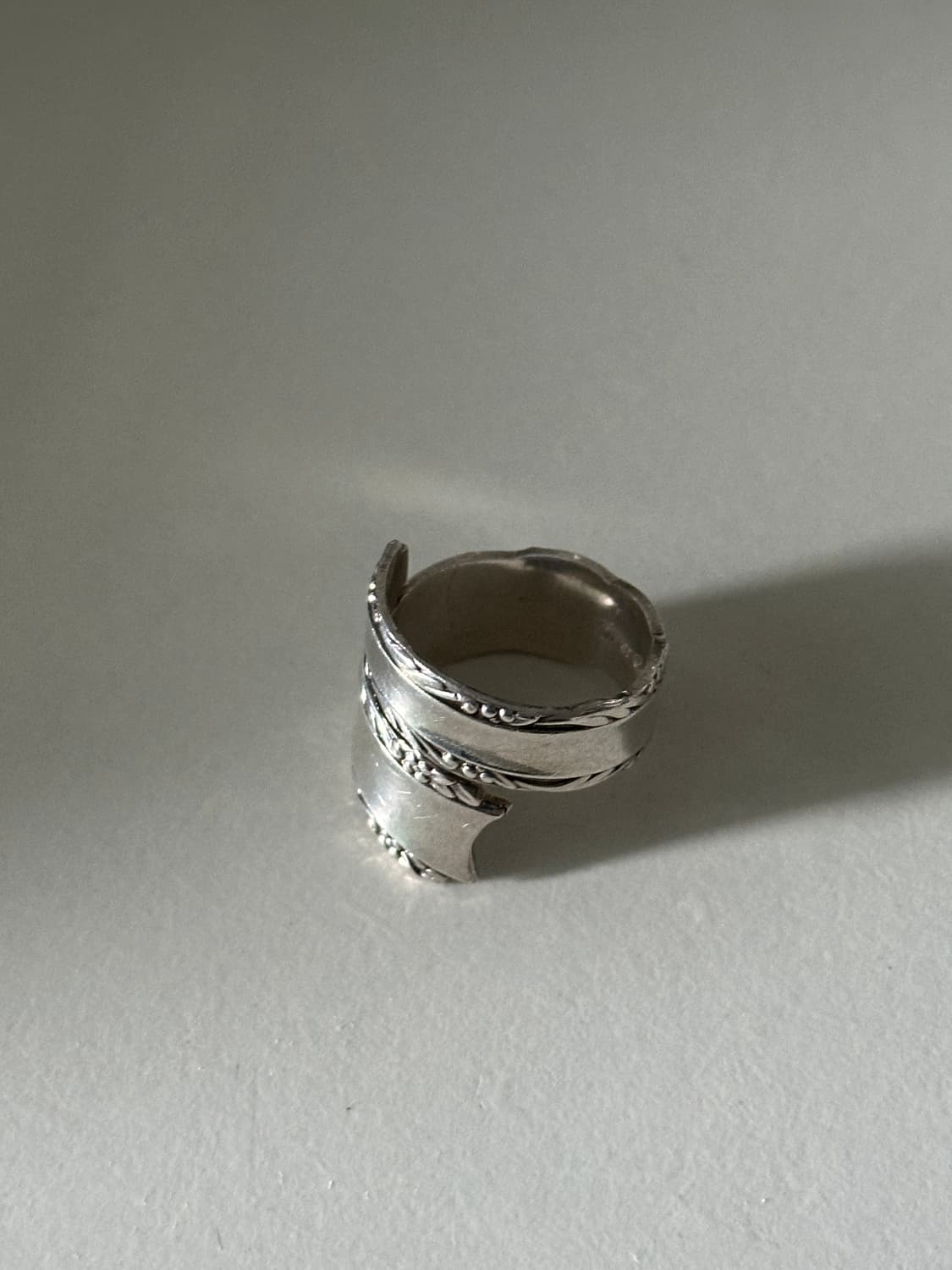 Vintage spoon 925silver ring 상품이미지2