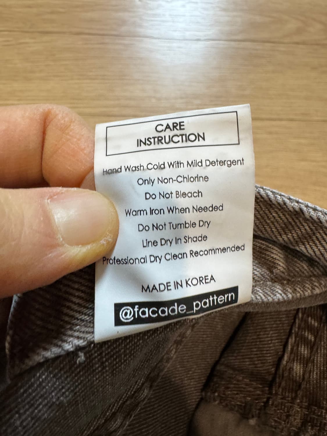 파사드패턴 클래식 데님  상품이미지7