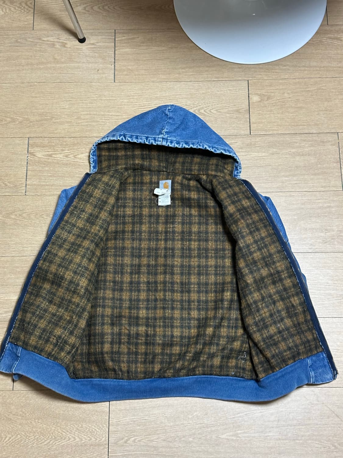 칼하트 J08 DST L/R 데님 액티브 자켓 J130 상품이미지5