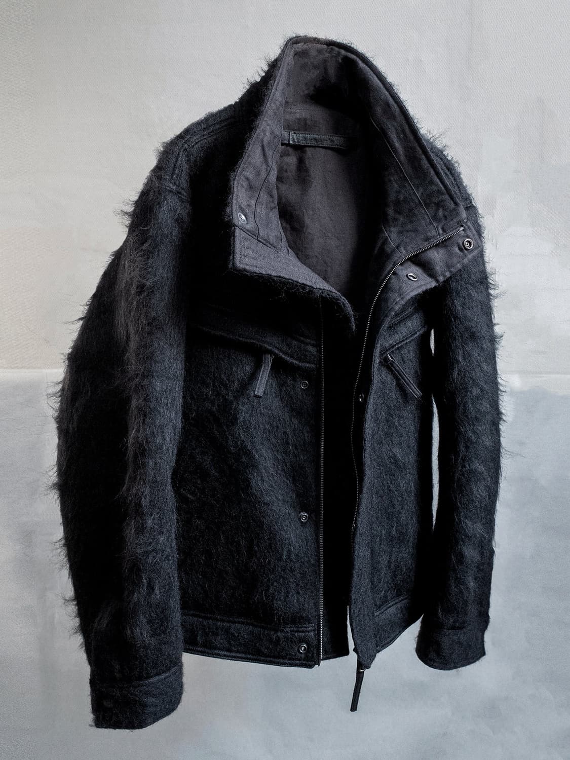 [M] Blackmerle Mohair Jacket / Black 상품이미지3