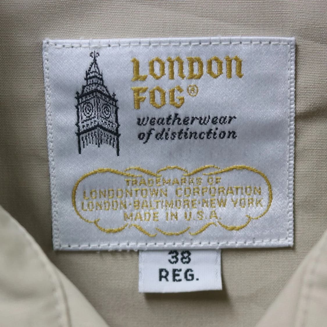 80-90'S LONDON FOG  코튼 블루종 65630 상품이미지8