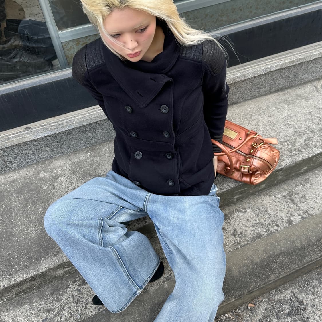 00s 할리 데이비슨 나폴레옹 단주 자켓 상품이미지5