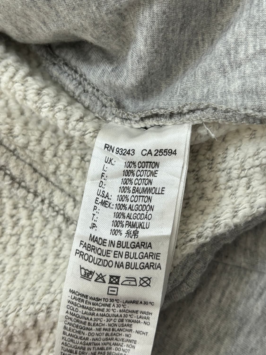 Diesel 디젤 그레이 코튼 바이커 집업  상품이미지8