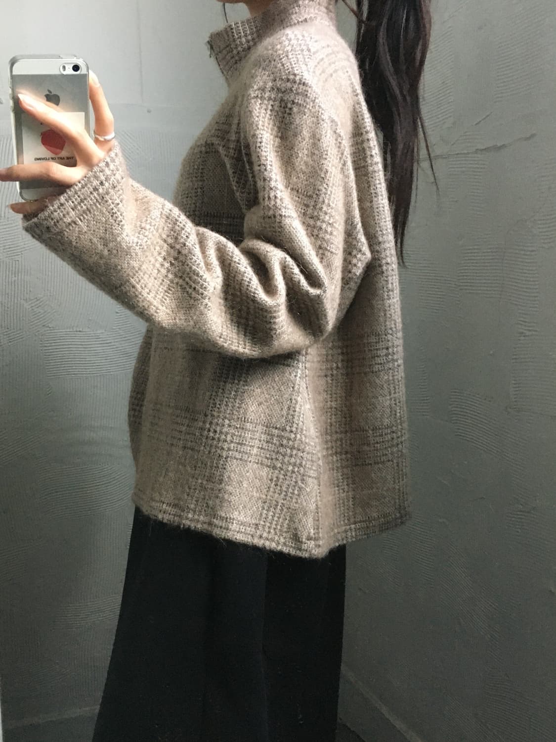 Our Legacy 아워레가시 슈렁큰 하운드 투스 체크 풀 집업  상품이미지3