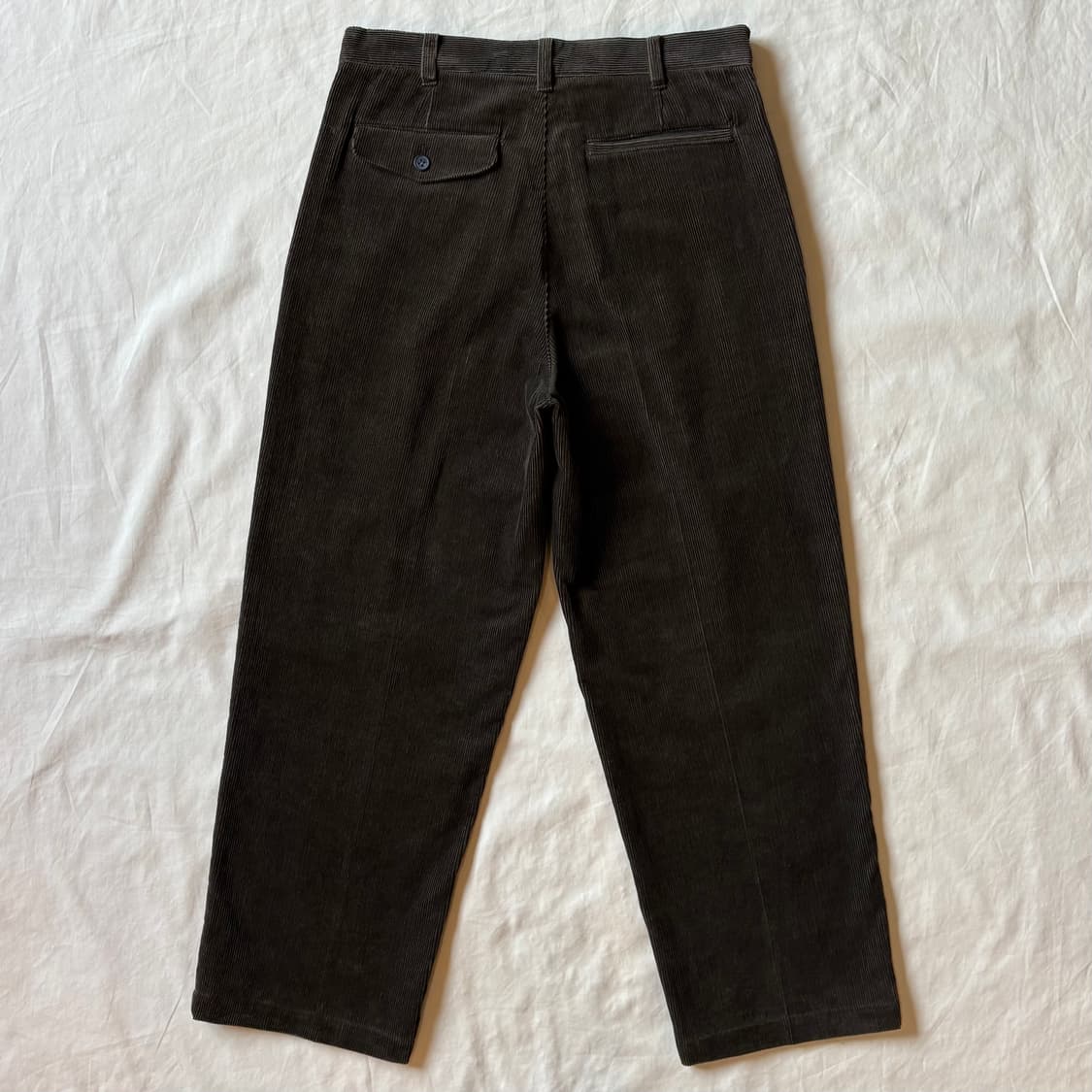 [새제품 31] 00s JP GRAND OAK 브라운 핀턱 코듀로이 팬츠 상품이미지8