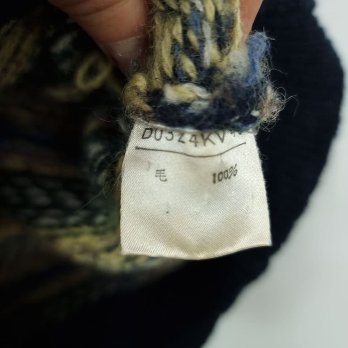 [마드모아젤 논논] 에스닉 패턴 페어아일 니트 베스트 조끼 M19654 상품이미지8