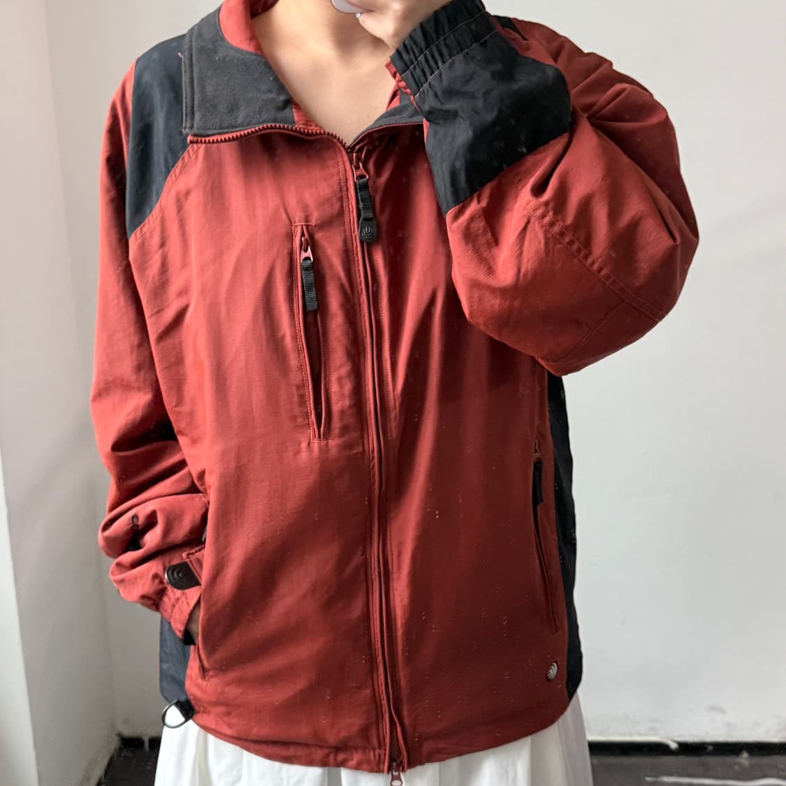 [M] 컬럼비아 오렌지브라운 바람막이 상품이미지2