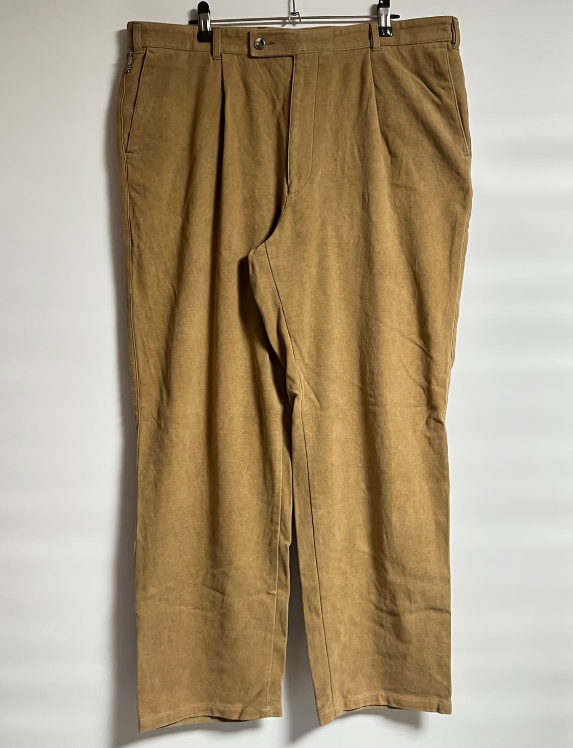 버버리 스웨이드 와이드 치노팬츠 슬랙스 38 상품이미지1