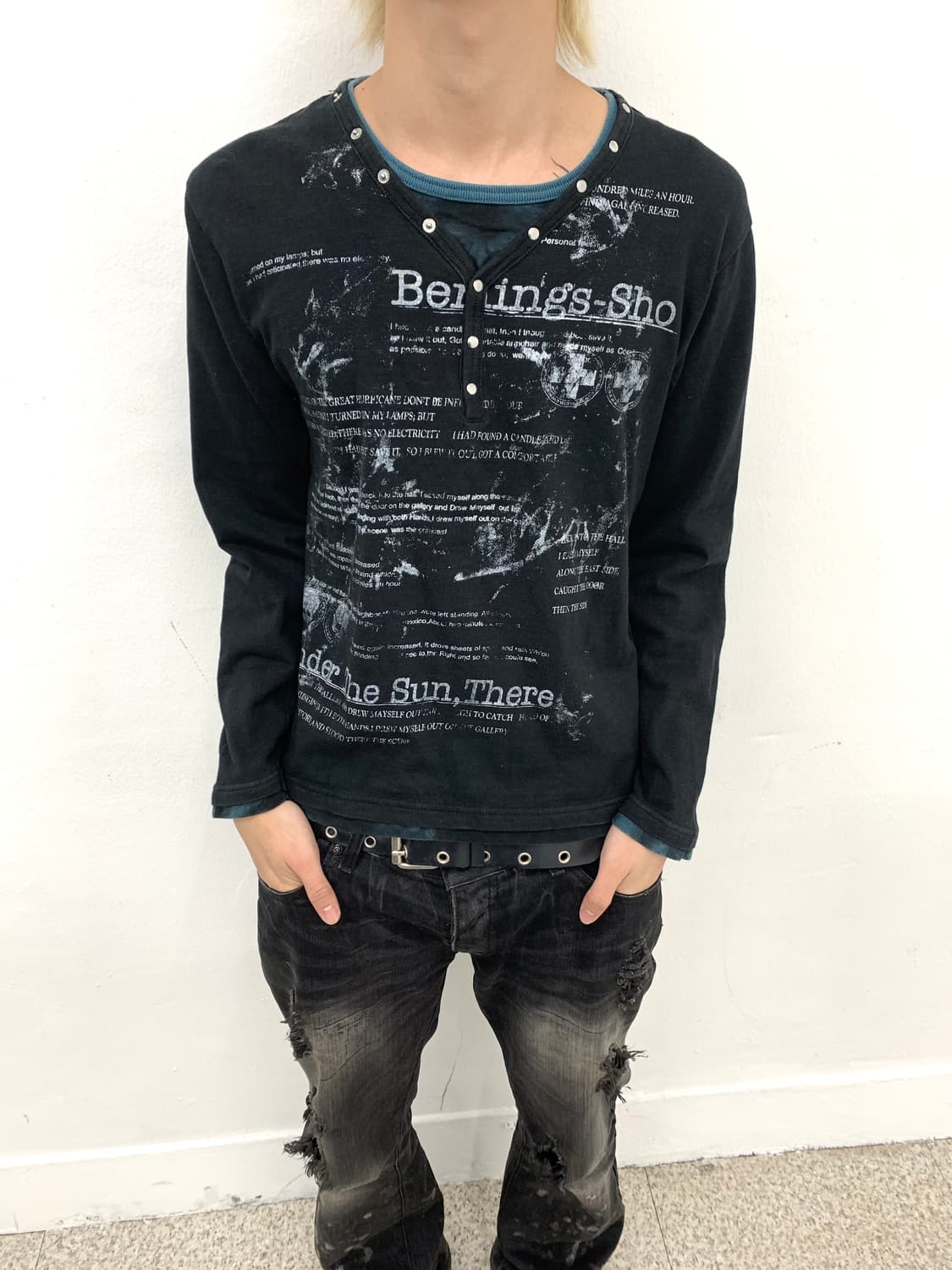 Bernings sho punk lettering long sleeve  상품이미지1