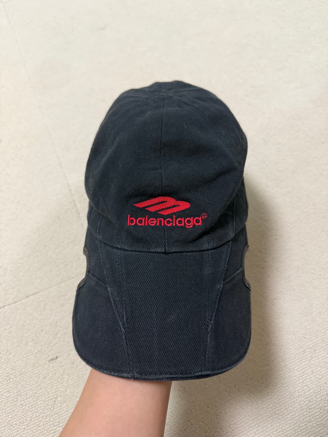 발렌시아가 블랙 3B 스포츠 아이콘 트랙수트 볼캡 상품이미지1