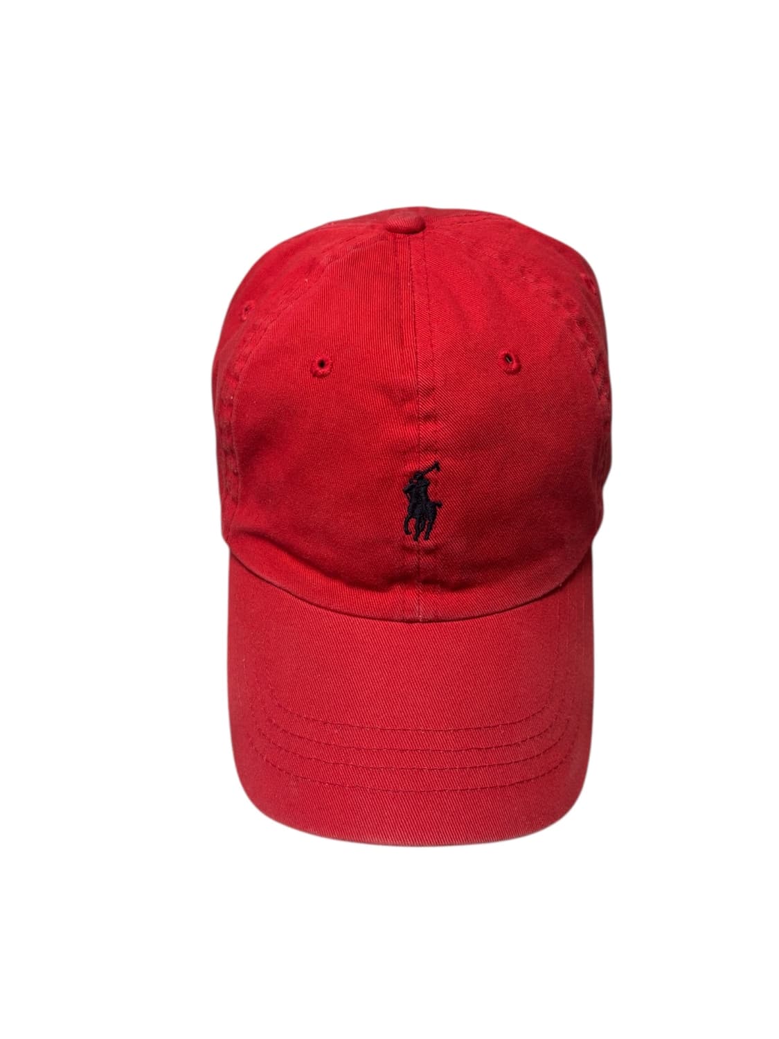 폴로 랄프로렌 빈티지 레드 포니 볼캡 상품이미지1