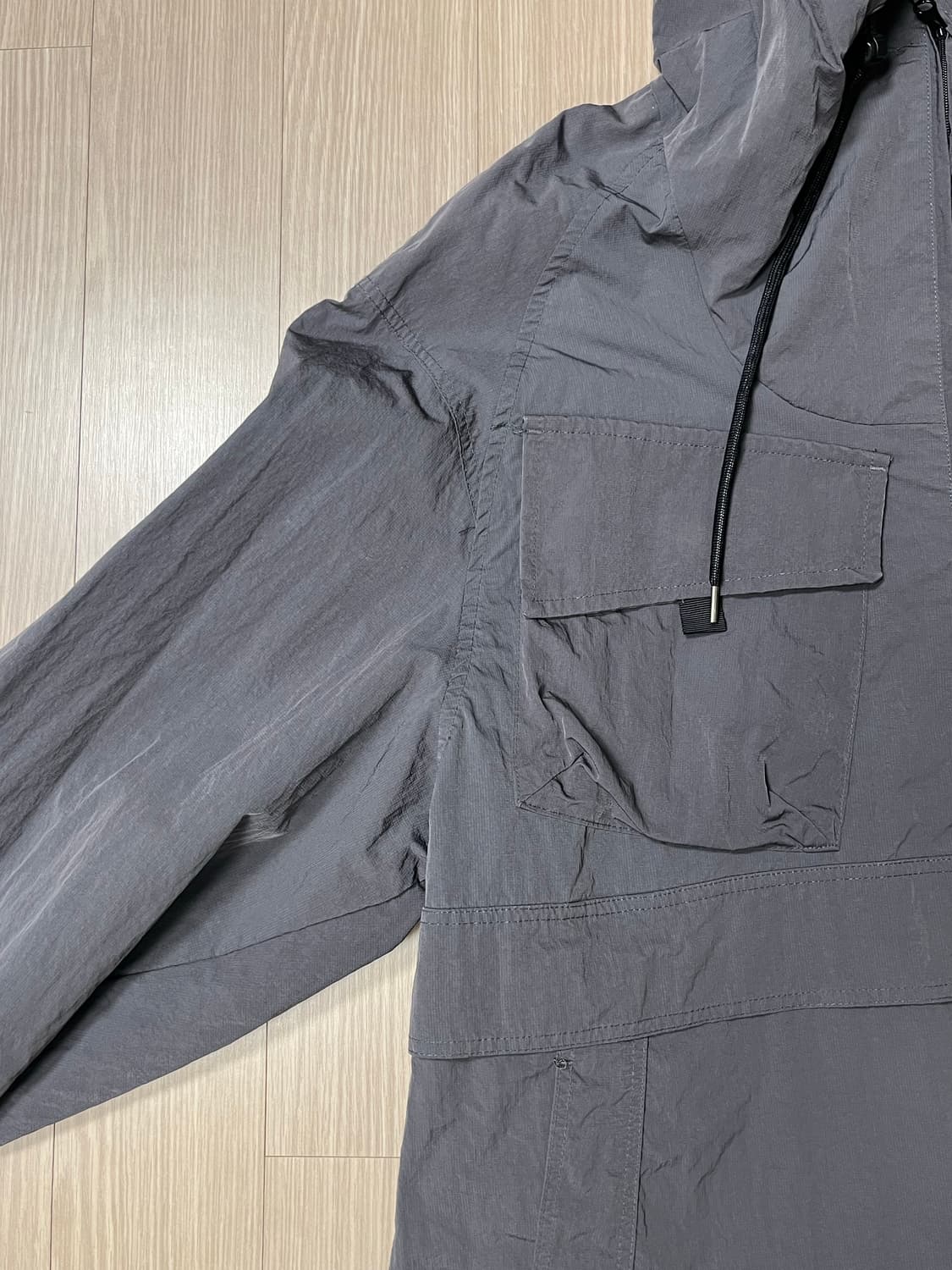 프리즘 웍스 풀오버 아노락 바람막이 차콜 XL Frizmworks  상품이미지4