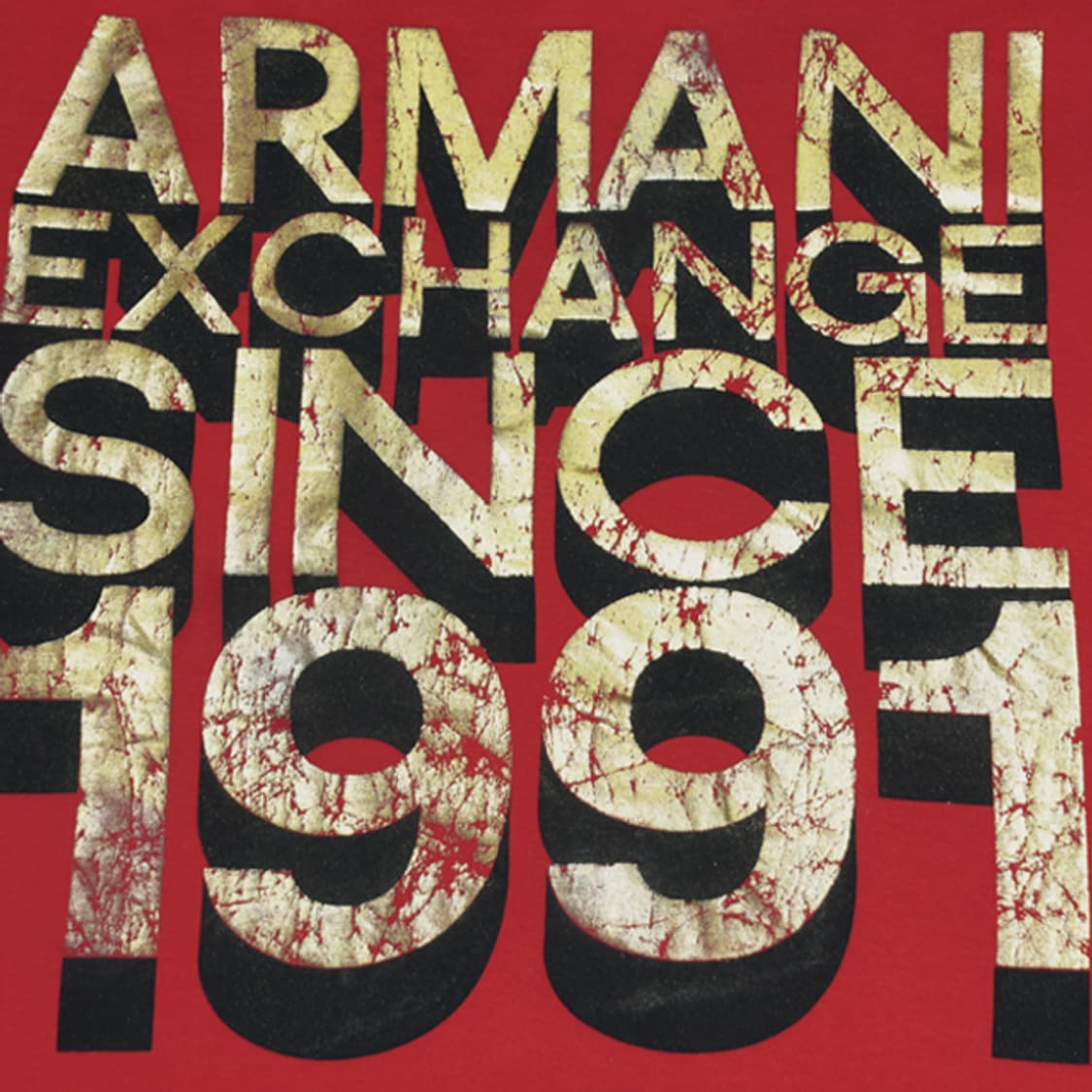 Armani Exchange 골드로고프린팅티셔츠 상품이미지4