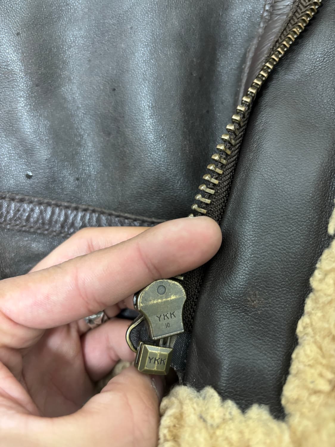 [AVIREX  LTD B-3]Leather Flight Jacket 상품이미지7