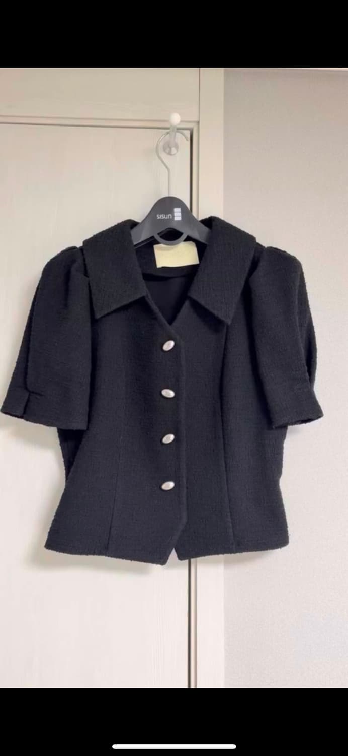 플로움 썸머 페블 자켓 아이보리, 블랙 상품이미지4