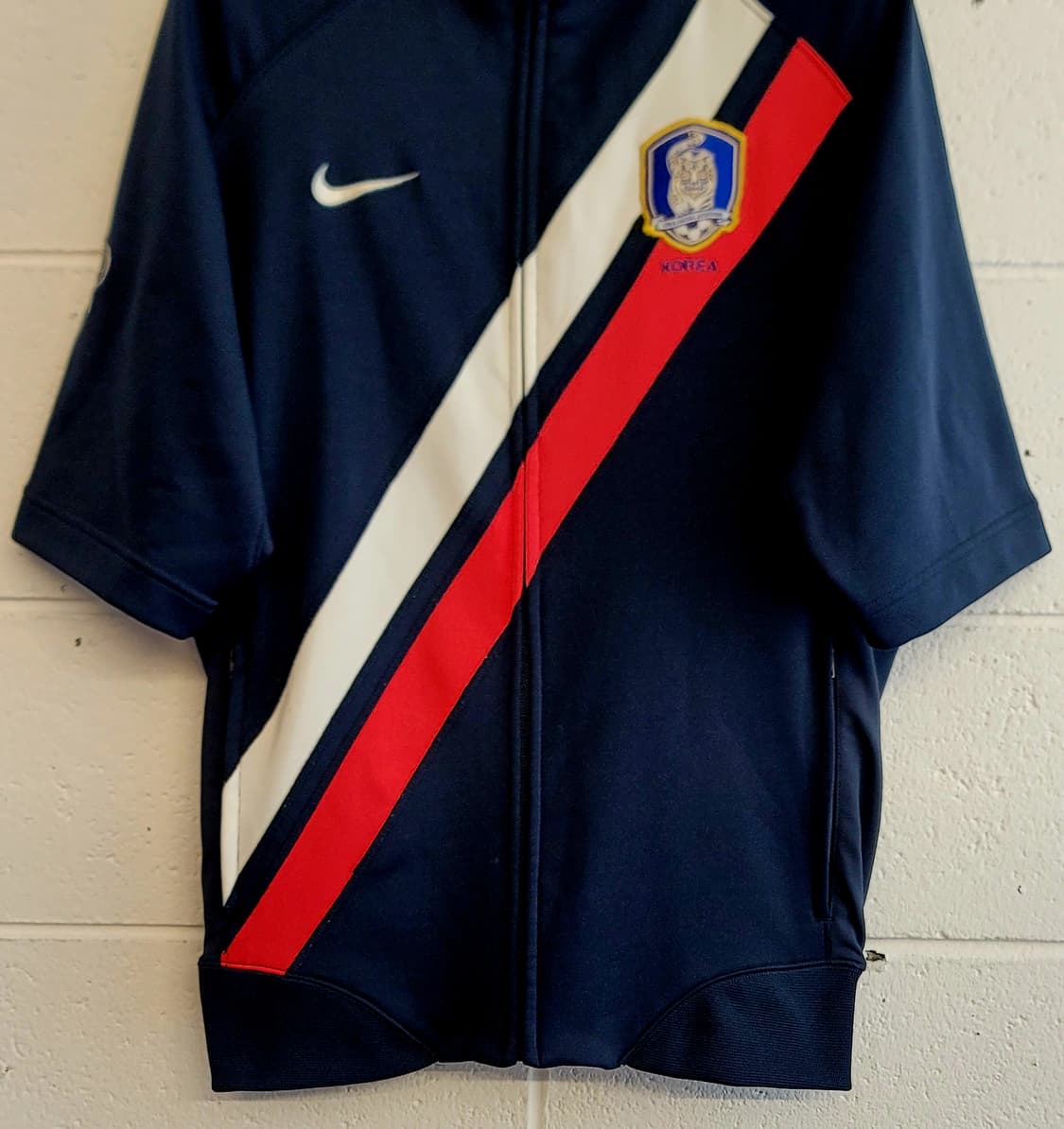 나이키 06-08 대한민국 축구 국가대표팀니트 웜업 반팔자켓 판매 상품이미지4