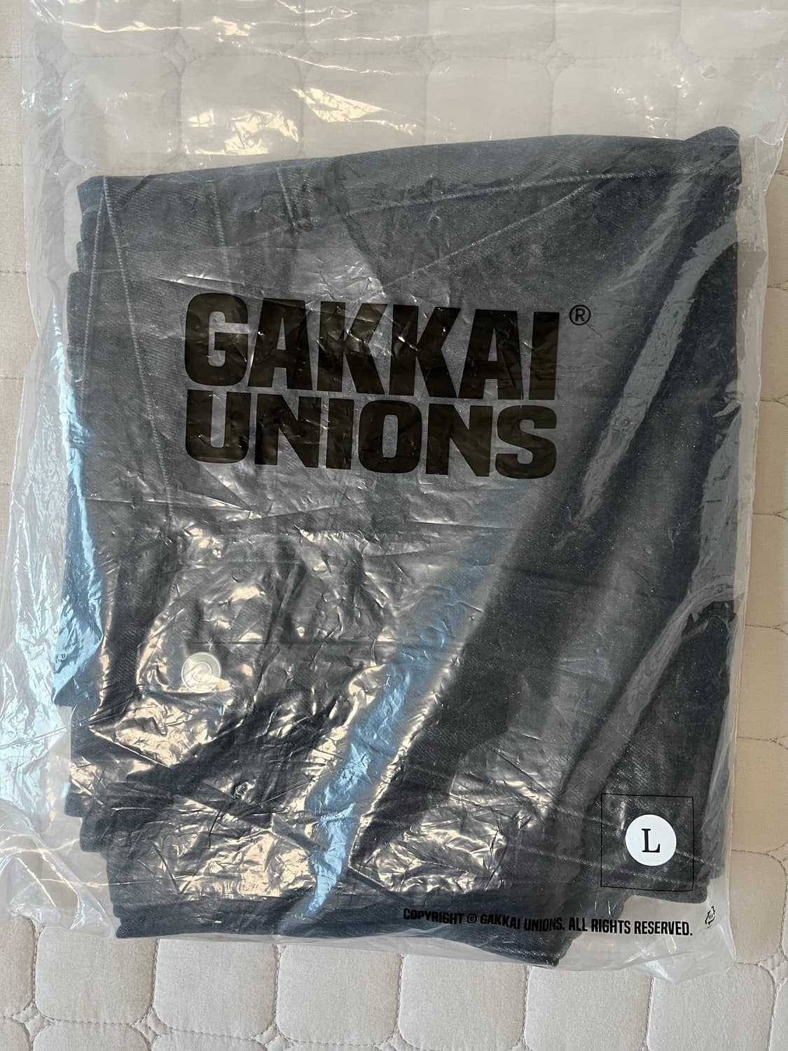 가까이유니언즈 투턱 와이드 데님 팬츠 블랙 L 상품이미지2