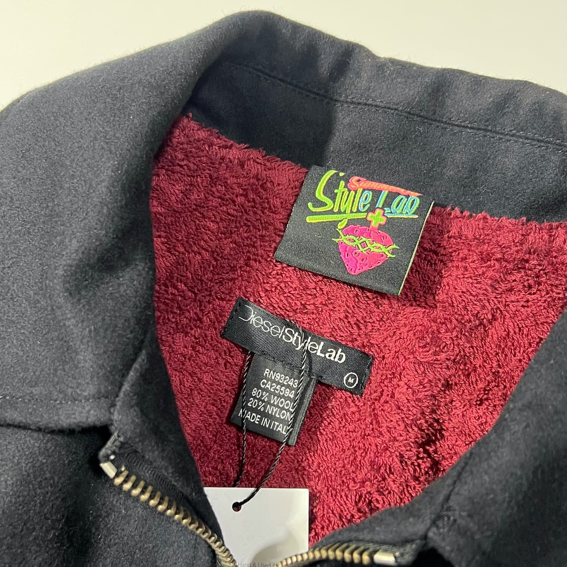 Diesel Style lab Wool Bomber Jacket 상품이미지7