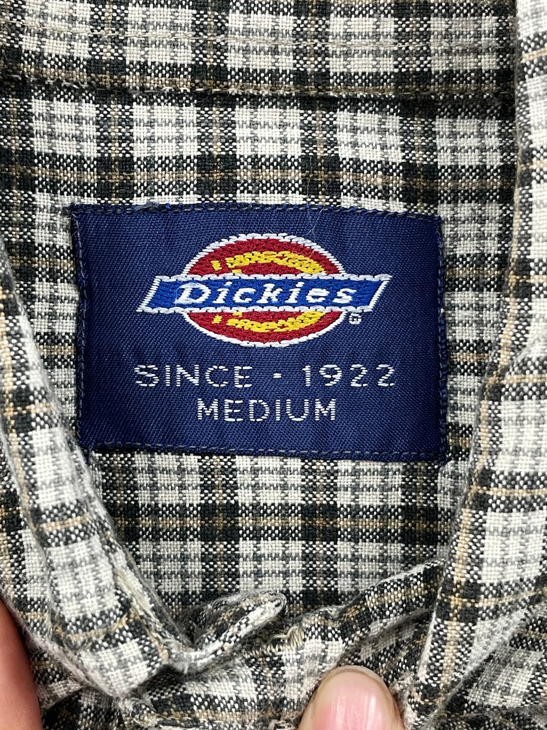 디키즈 크롭 체크 반팔 셔츠 상품이미지8