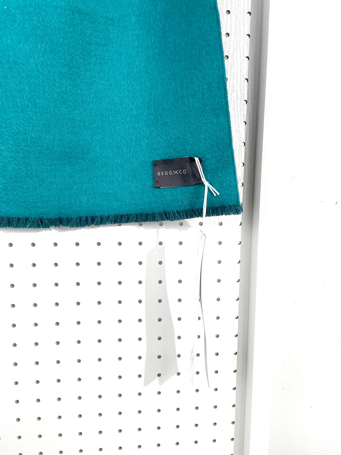 (정품/새상품) 베그앤코 공용 캐시미어100 내츄럴 머플러 청녹색 상품이미지2