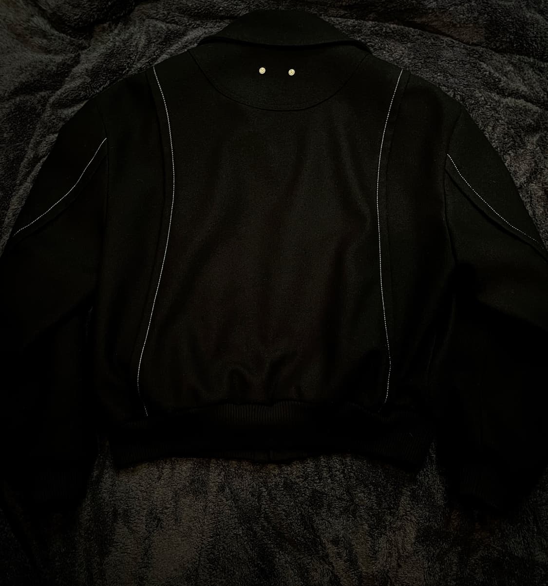 앤더슨벨 르망 울 웨스턴 블루종 자켓 블랙 L 상품이미지2