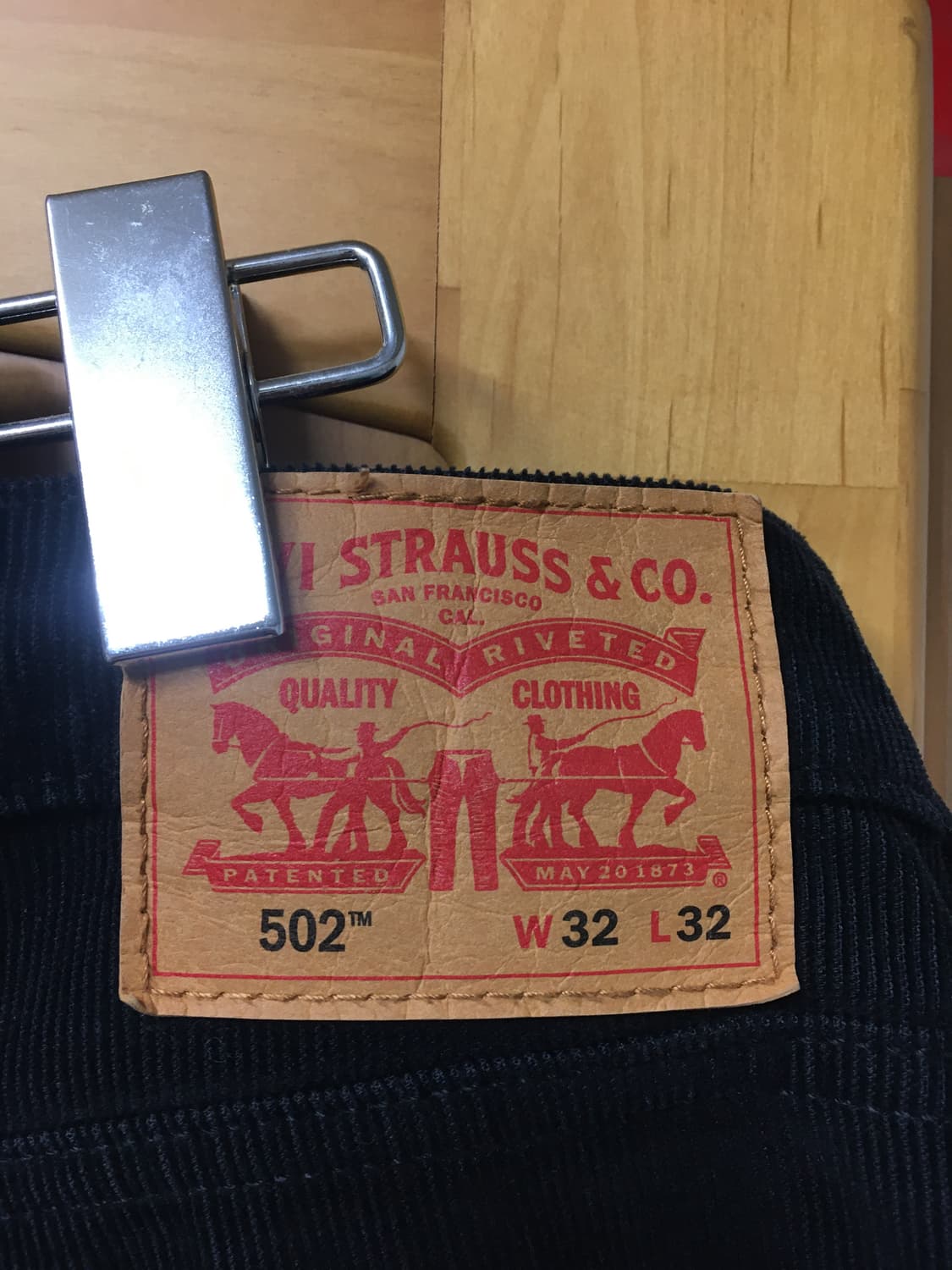 (32) 리바이스 502 코듀로이 블랙 상품이미지4