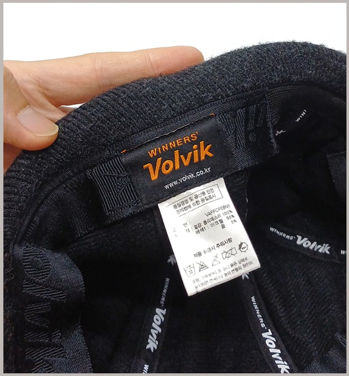 볼빅 정품 골프 패딩 모자 J-927 상품이미지5