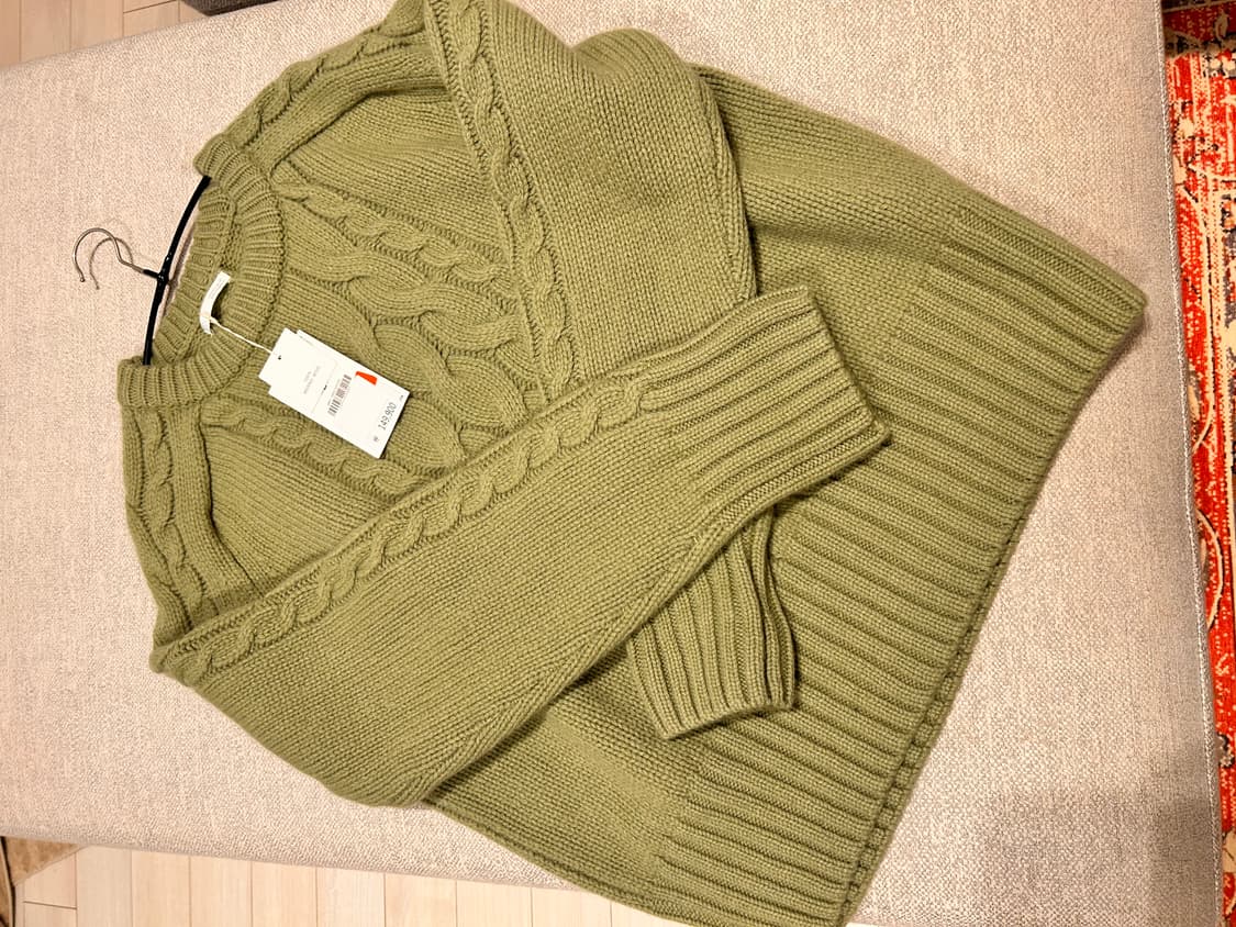 자라 / 100% 매리노 울 니트/ L 상품이미지2