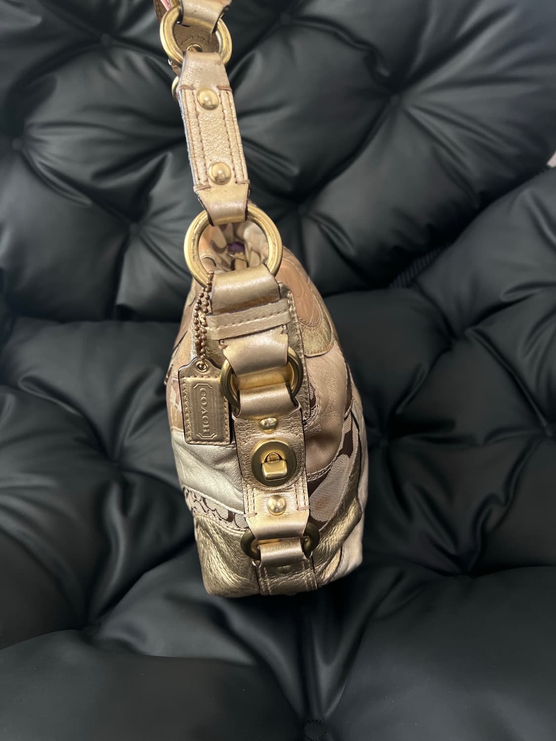 코치 칼리 패치워크 숄더백 상품이미지6