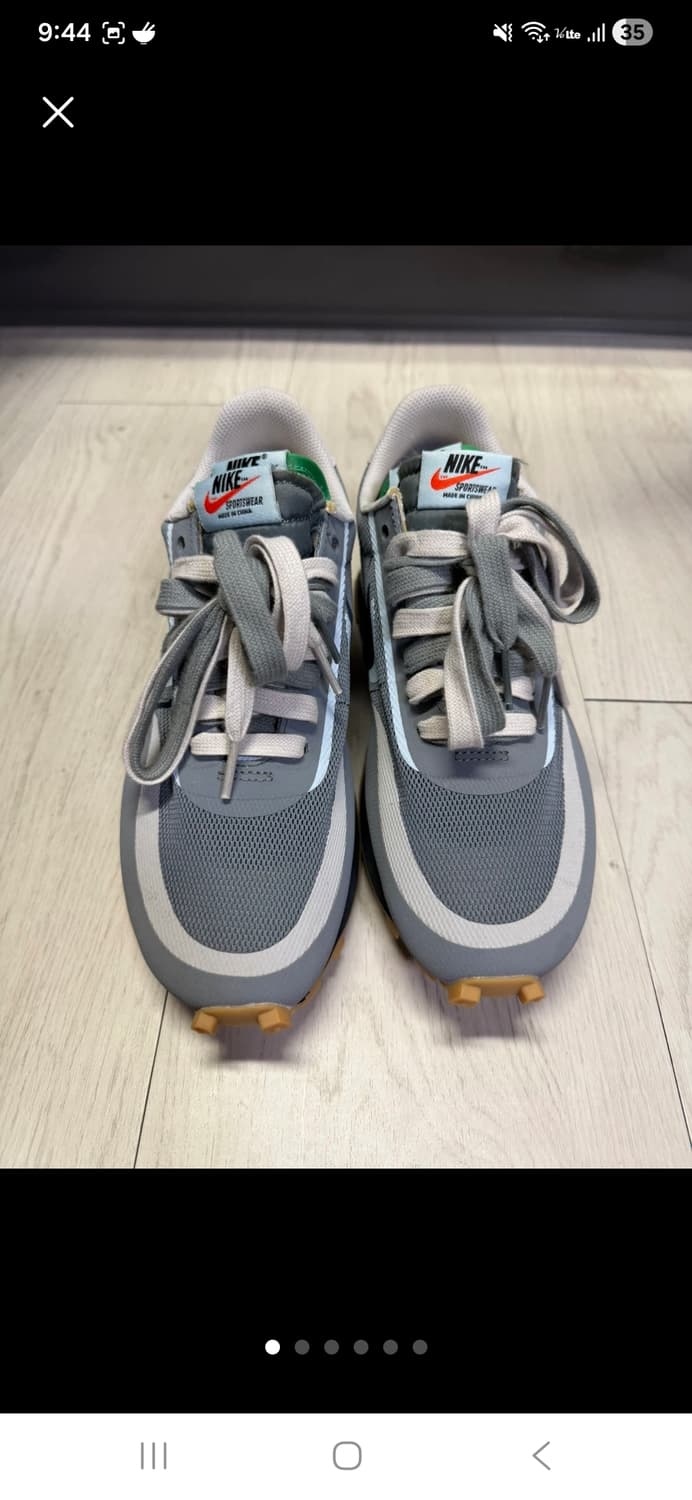 나이키 사카이 클랏 LD와플 쿨 그레이 250mm (실내 1회 착용) 상품이미지1