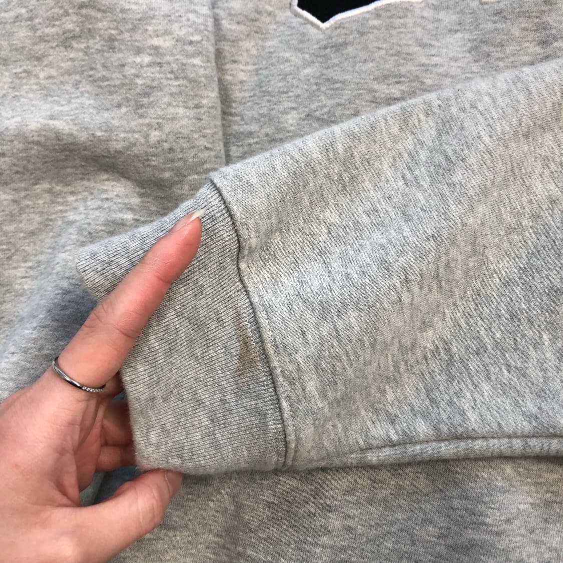 갭 그레이 왕아방 후디 상품이미지5