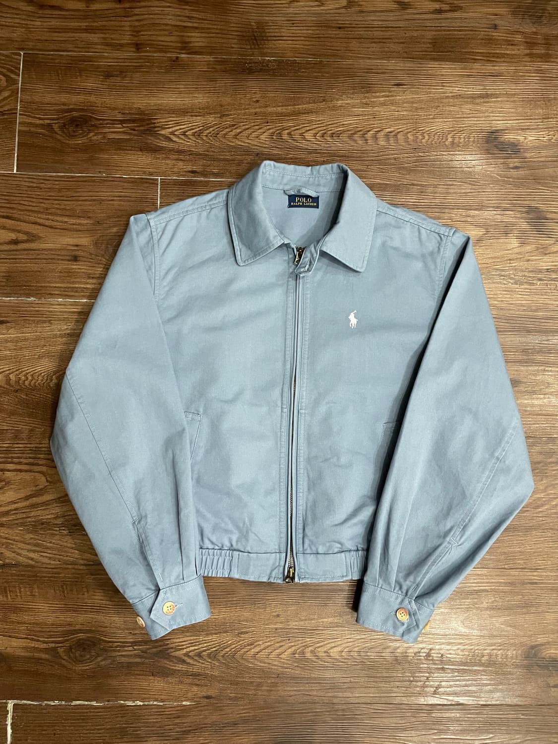 폴로 랄프로렌 여성 코튼 트윌 스윙톱 자켓 라이트블루 상품이미지4