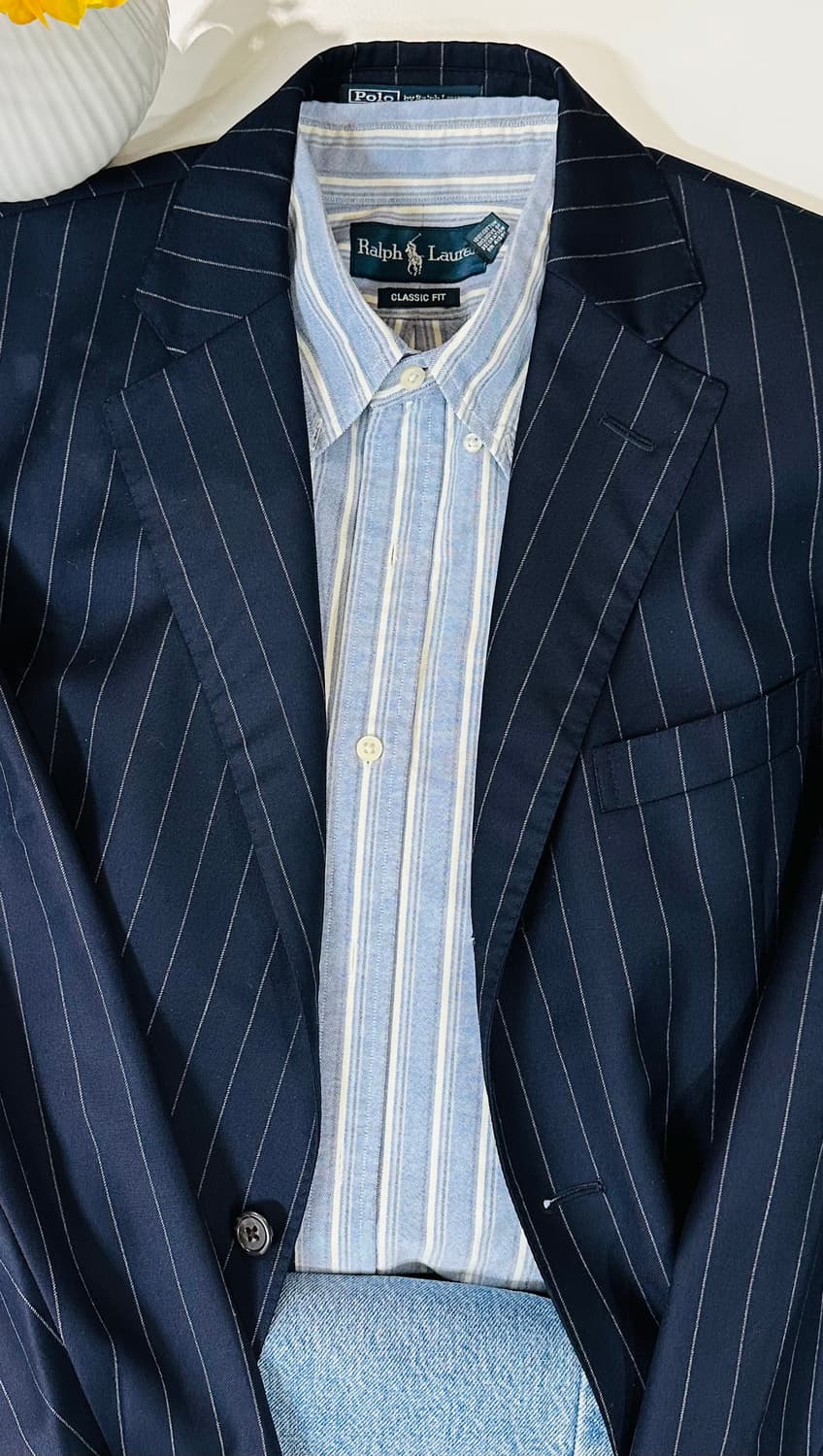 폴로 랄프로렌 스트라이프 블레이저 상품이미지1