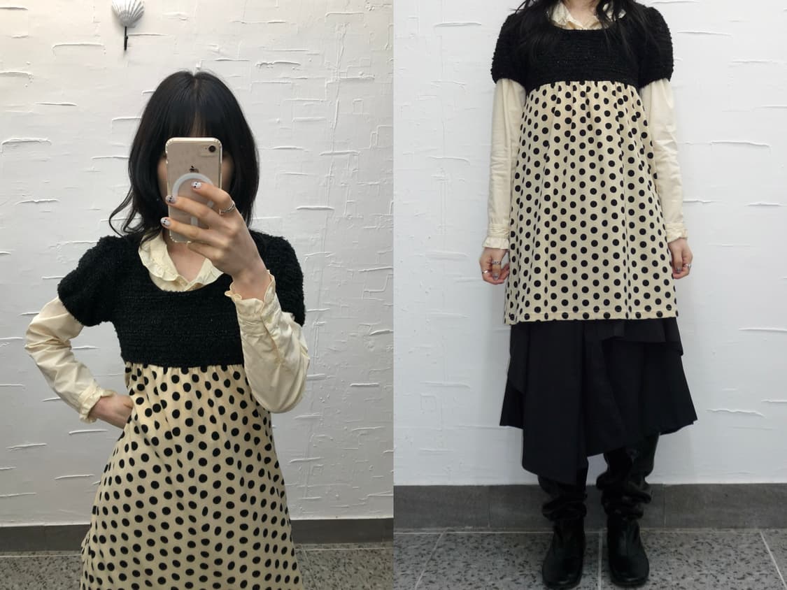 polka delight mini dress 상품이미지2