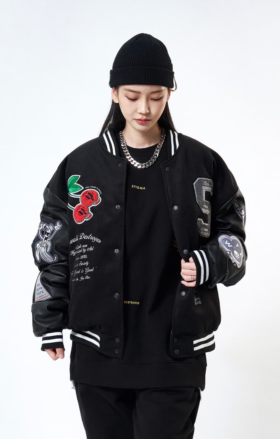 스티그마(STIGMA) VATOS 바시티 자켓 상품이미지1