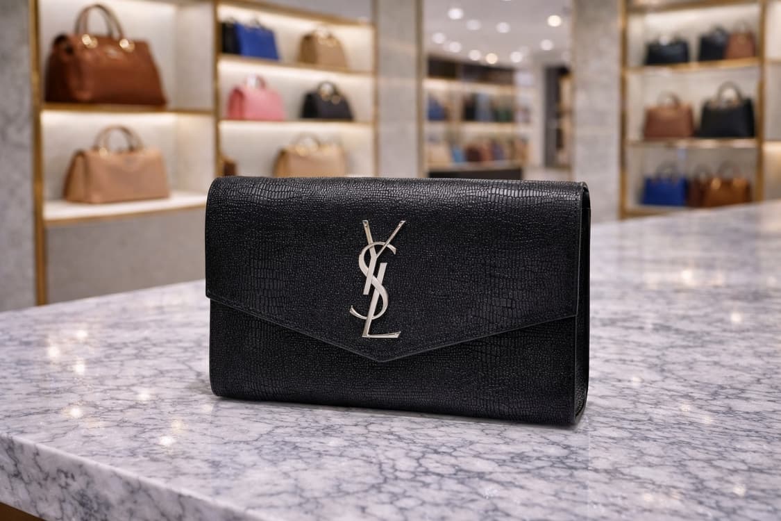 [S급] 생로랑 업타운 카프스킨 & 실버 체인 숄더백 판매합니다!!! 상품이미지1