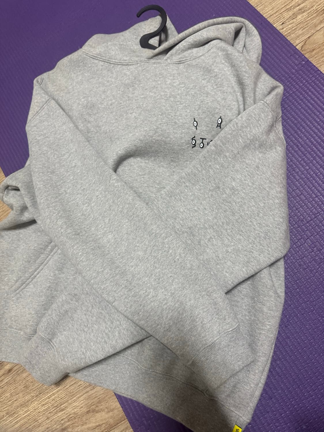 아이앱 스튜디오 x 포켓몬 안농 후드 그레이 M 상품이미지2