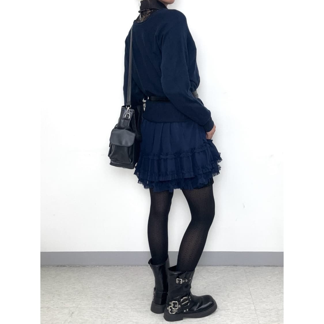 빈티지 고딕 슬리브리스 드레스 원피스 상품이미지5