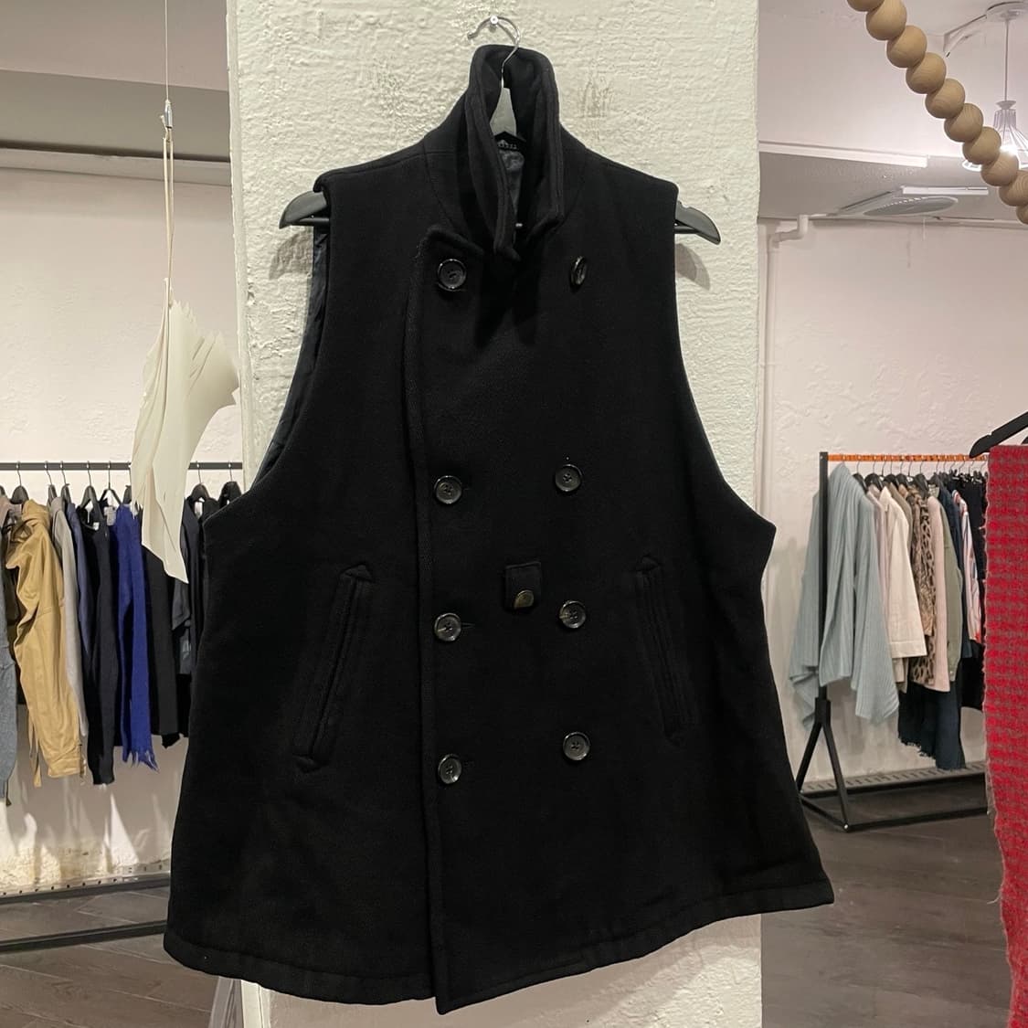 미하라 야스히로 2 in 1 오버사이즈 피코트 상품이미지4