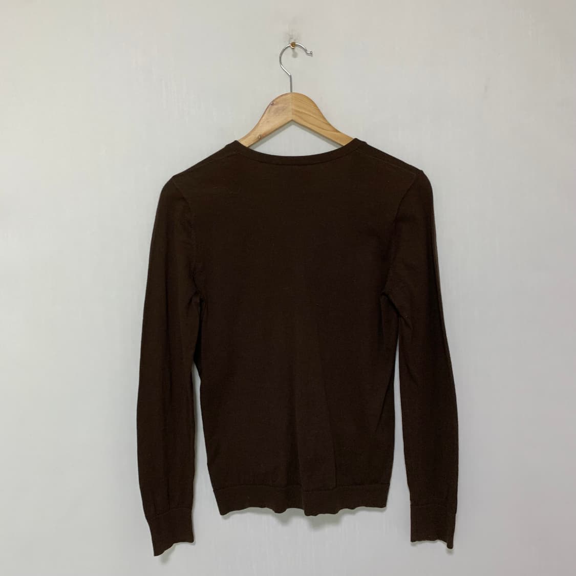 로렌 랄프로렌 빈티지 브라운 버튼 여성 가디건 L 상품이미지5