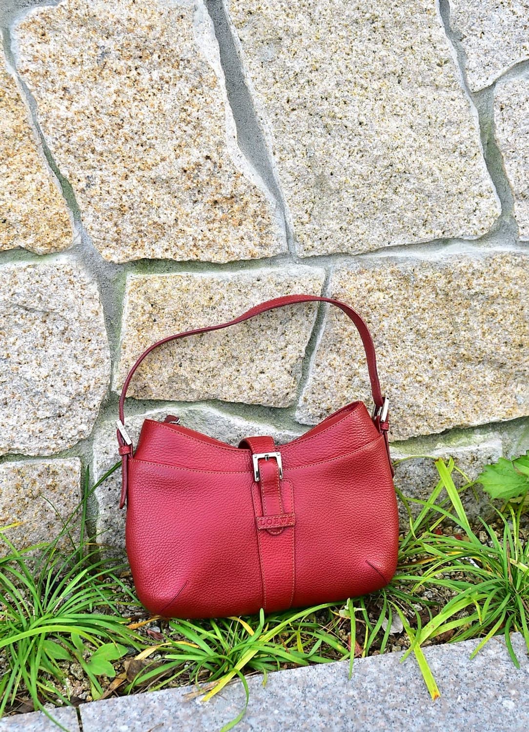 로에베 레드 숄더백 (정품) 상품이미지1