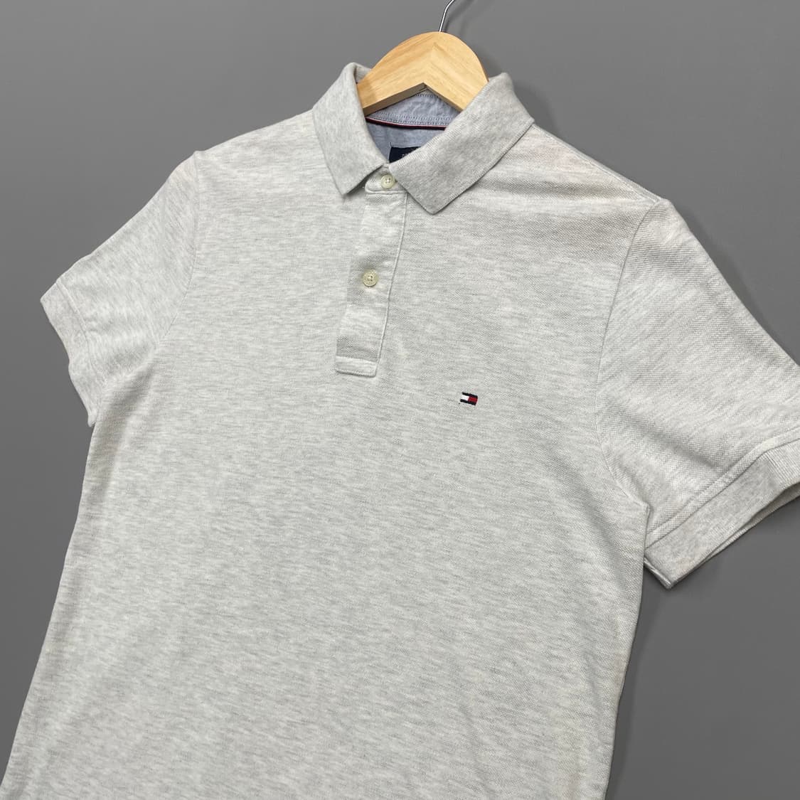 타미힐피거 카라 반팔티 그레이 S [052104] 상품이미지4