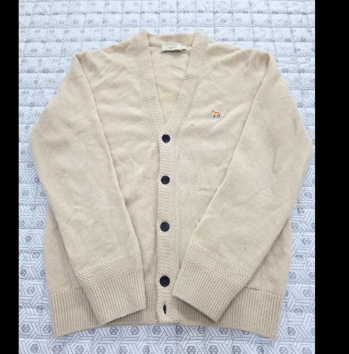 메종키츠네 폭스 패치 가디건 95 상품이미지2