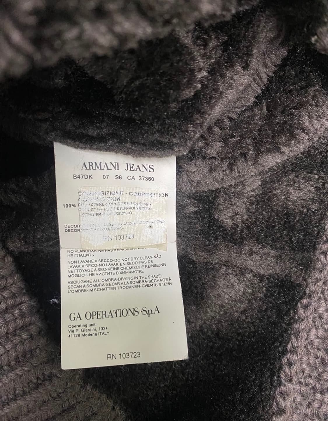 아르마니 무스탕 자켓  상품이미지6