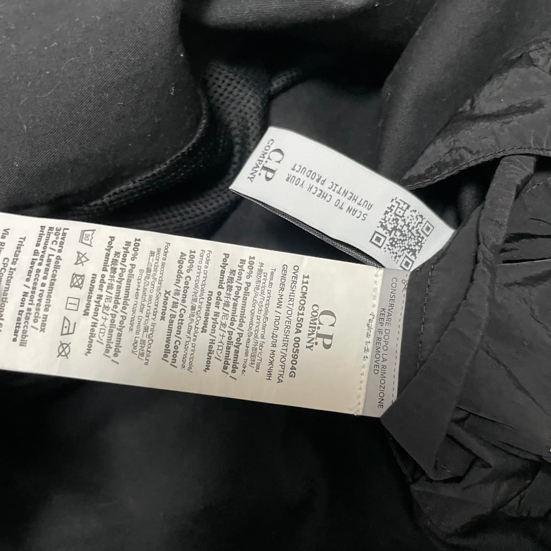 CP컴퍼니 크롬-R 고글 자켓 (블랙M) 상품이미지5