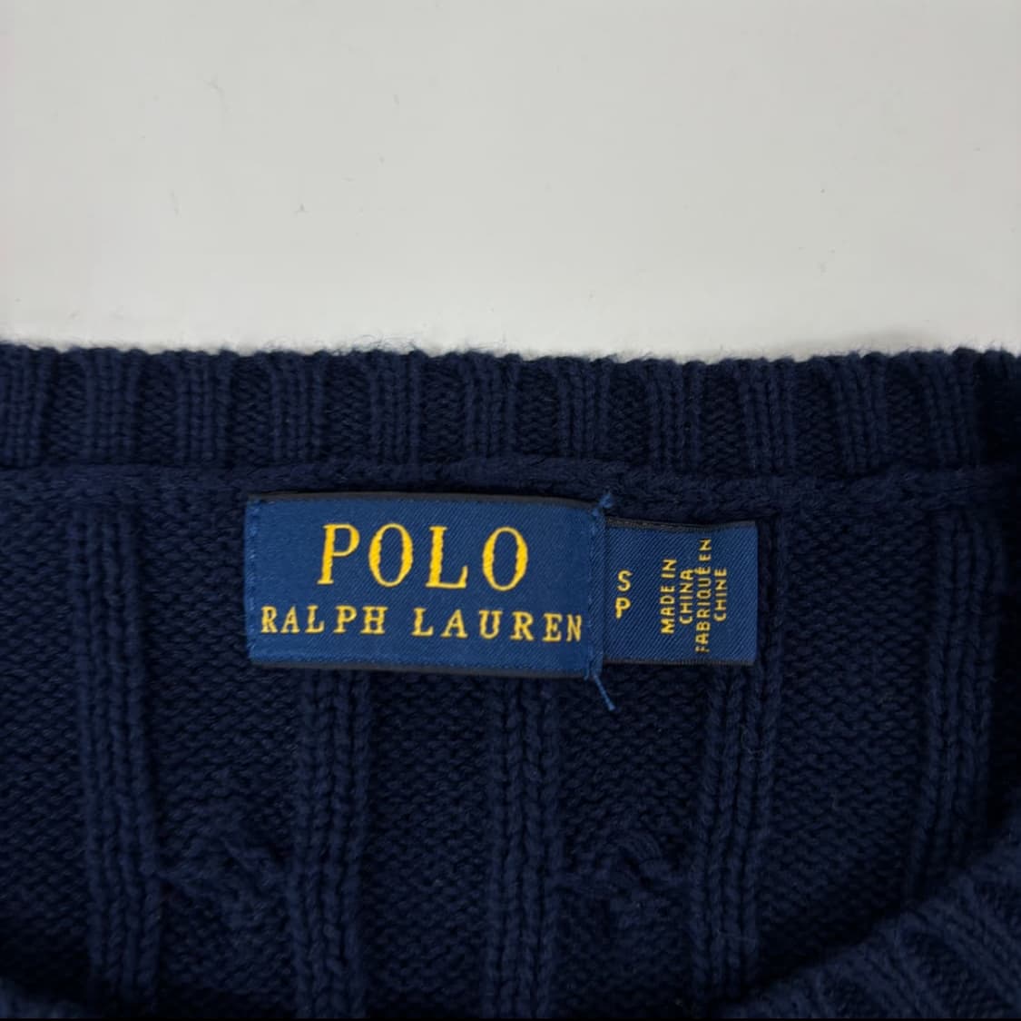 여성 폴로 네이비 니트 상품이미지3